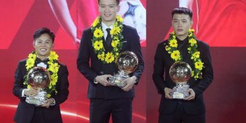 Nguyễn Hoàng Đức, Bích Thùy và Châu Đoàn Phát rạng danh tại đêm trao giải Quả bóng Vàng 2025 - 7