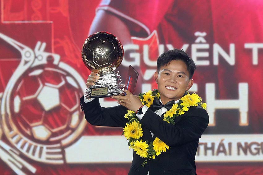 Nguyễn Hoàng Đức, Bích Thùy và Châu Đoàn Phát rạng danh tại đêm trao giải Quả bóng Vàng 2025 - 5