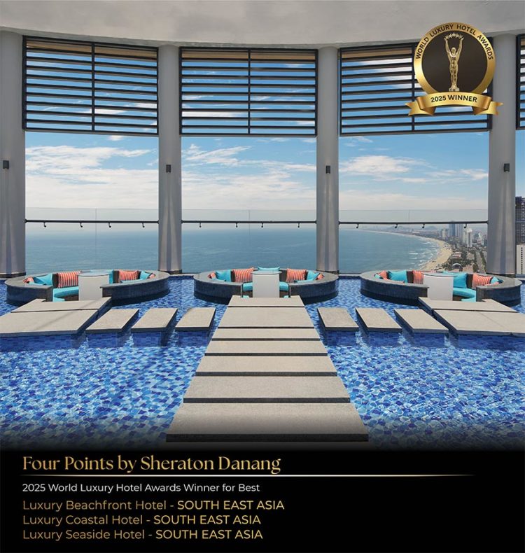 Khách sạn Four Points by Sheraton Danang bên bờ biển Mỹ Khê, kiến trúc hiện đại và không gian sang trọng - 1
