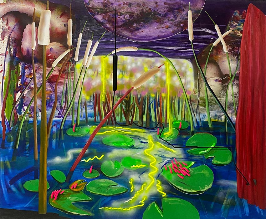 Không gian trưng bày triển lãm Kỳ Cảnh Phiêu Du tại Wiking Salon với các tác phẩm nghệ thuật đương đại đa chất liệu - 1