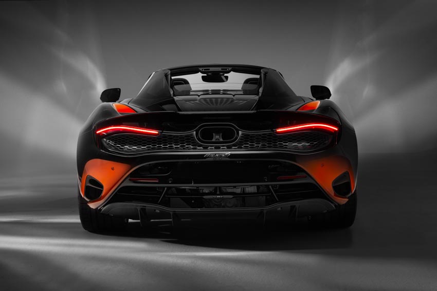 McLaren 750S Spider MSO Orange Coriolis với hiệu ứng sơn chuyển sắc lấy cảm hứng từ dòng khí Coriolis - 5