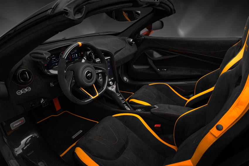 McLaren 750S Spider MSO Orange Coriolis với hiệu ứng sơn chuyển sắc lấy cảm hứng từ dòng khí Coriolis - 6
