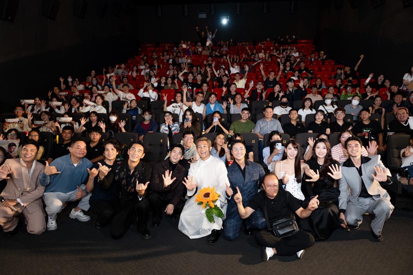 Lâm Bách Hoành và Lý Lý Nhân xuất hiện tại họp báo ra mắt phim 96 Phút Sinh Tử ở TP.HCM - 2