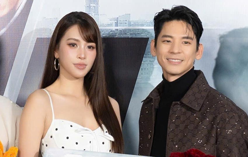 Lâm Bách Hoành và Lý Lý Nhân xuất hiện tại họp báo ra mắt phim 96 Phút Sinh Tử ở TP.HCM - 1