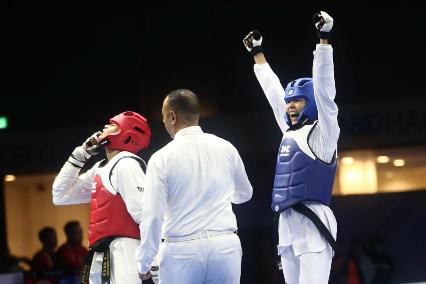 Taekwondo Bạc Thị Khiêm vững vàng ngôi hậu SEA Games 33 - 1