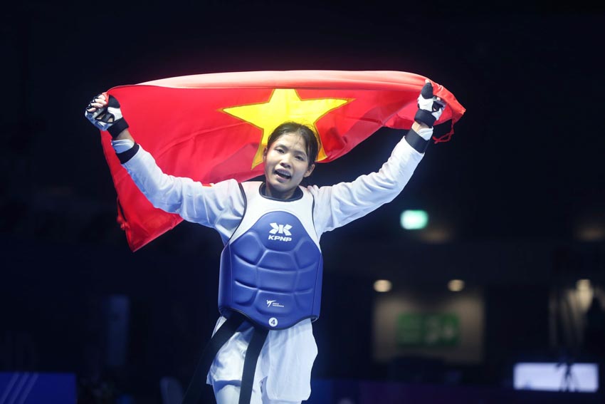 Taekwondo Bạc Thị Khiêm vững vàng ngôi hậu SEA Games 33 - 3