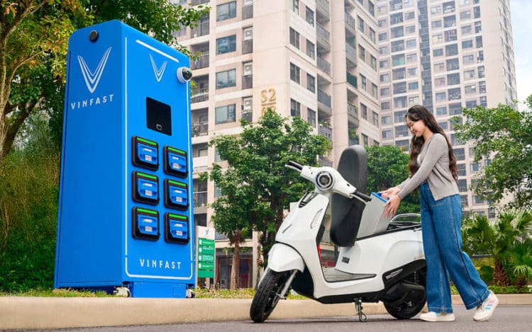 VinFast mở rộng hệ sinh thái xe máy điện đổi pin trong năm 2026