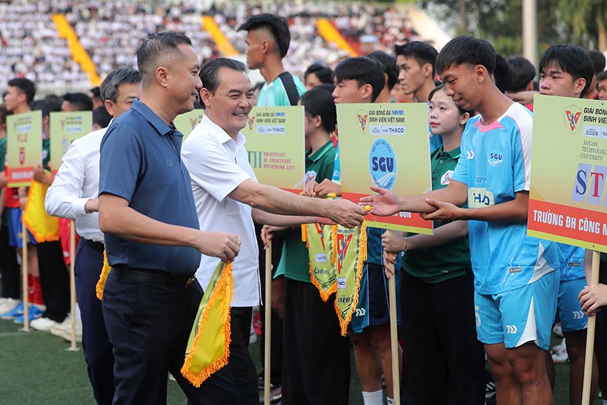 TDTU thắng "hủy diệt" 6-0 trong ngày khai mạc Giải bóng đá Thanh Niên sinh viên Việt Nam Cúp THACO 2026 - 2