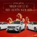 Gian hàng Mercedes-Benz Việt Nam trưng bày các mẫu C-Class, GLC và xe điện trong chương trình ưu đãi Tết 2026