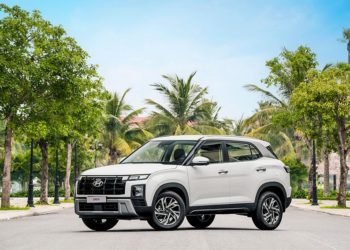 Mẫu xe Hyundai Creta trưng bày tại showroom, mẫu xe bán chạy nhất của Hyundai tháng 1/2026 tại Việt Nam