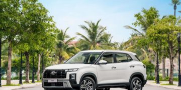 Mẫu xe Hyundai Creta trưng bày tại showroom, mẫu xe bán chạy nhất của Hyundai tháng 1/2026 tại Việt Nam