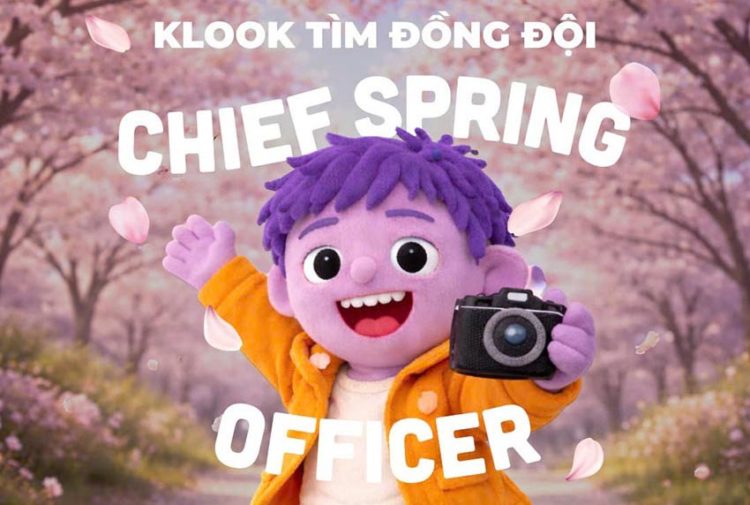 Theo chân mùa xuân: Klook tuyển “Đặc vụ Hoa Anh Đào” - 1