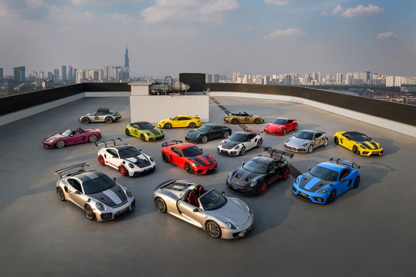 Porsche 911 GT3 RS và 718 GT4 RS trưng bày trong sự kiện hội ngộ xe GT tại Việt Nam - 2