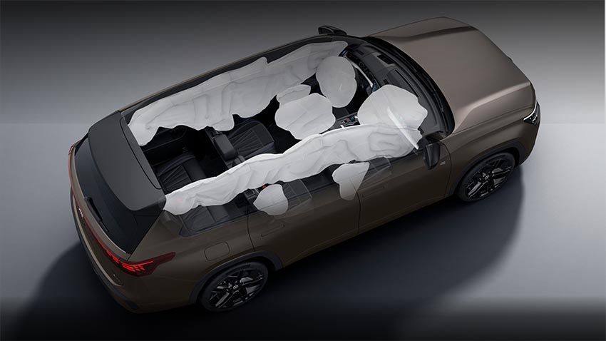 Volkswagen Teramont Pro 2026 màu trắng tại showroom, SUV 7 chỗ dài hơn 5,1 mét - 5