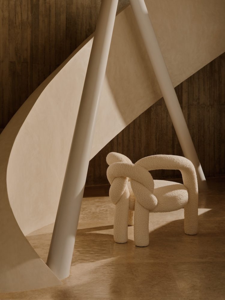 Shibari Armchair: “Nút thắt” biểu tượng của triết lý Meta-Luxury từ Visionnaire