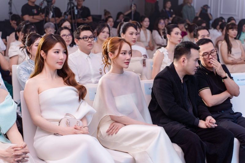 Diễm My và Nhã Phương tại sự kiện ra mắt Mỹ phẩm công nghệ sinh học thuần chay Être Belle