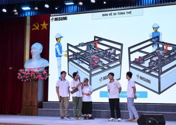 Sinh viên các trường đại học kỹ thuật trình bày giải pháp thiết kế hệ thống Pick & Place tự động tại vòng Chung kết cuộc thi Thiết kế Máy tự động hóa 2026 ở TP.HCM - 1
