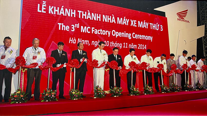 Nhà máy sản xuất xe máy Honda Việt Nam với dây chuyền lắp ráp hiện đại -6
