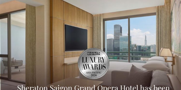 Alt-text cho hình ảnh: Sheraton Saigon Grand Opera Hotel cạnh Nhà hát Thành phố trên đường Đồng Khởi 1