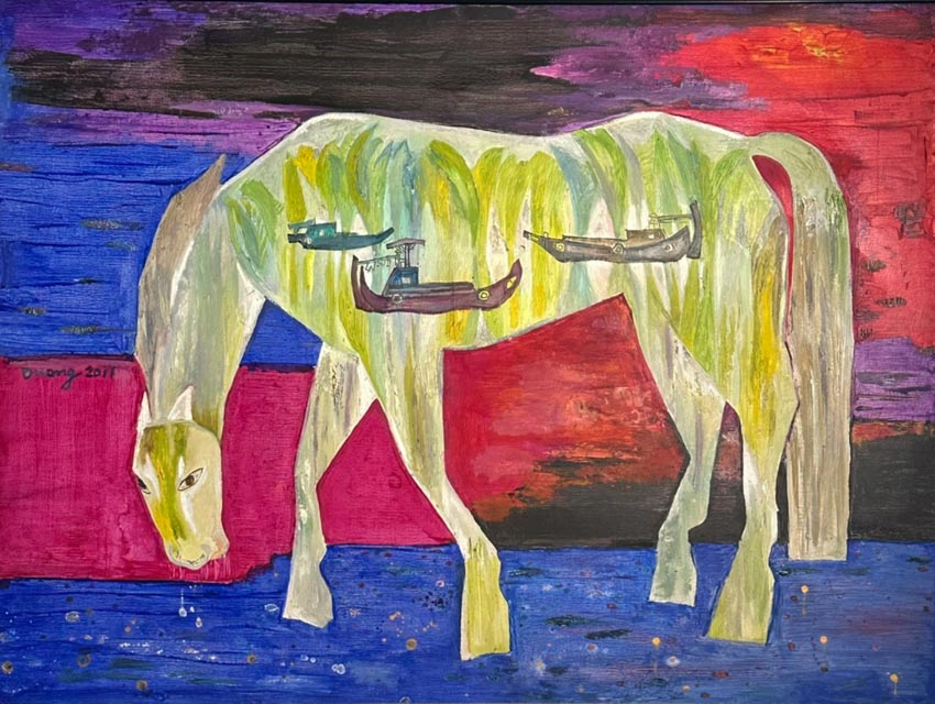 “Thuyền, ngựa và dòng sông” với chuyển động mềm mại