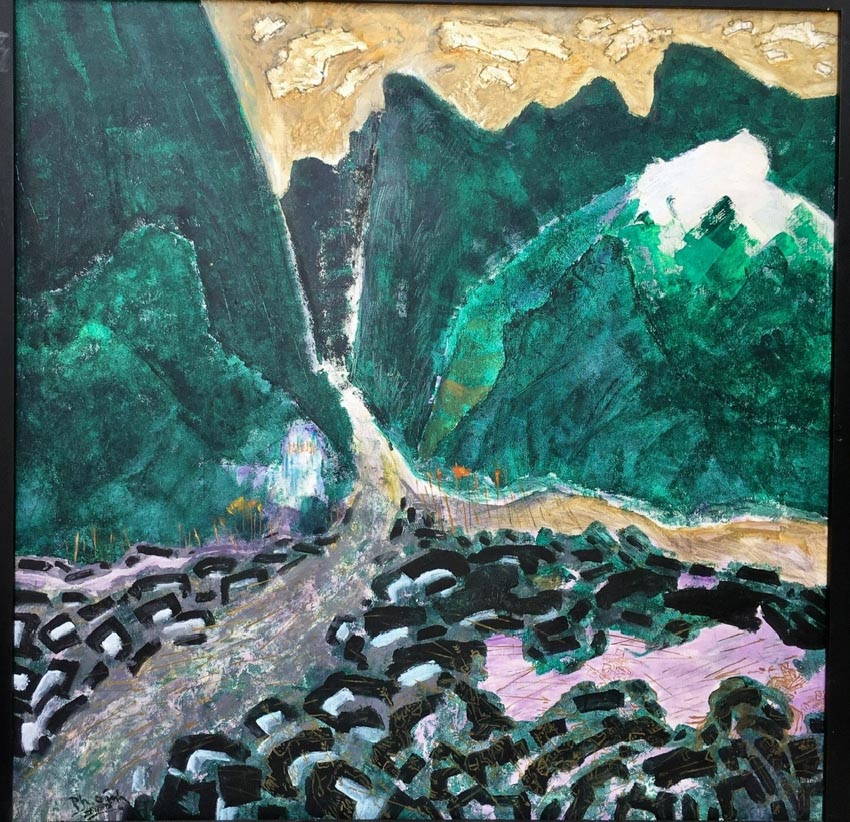 Tranh phong cảnh “Ải Chi Lăng”