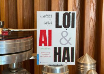 Hình minh họa trí tuệ nhân tạo và con người trong thế giới số đầy dữ liệu - 1