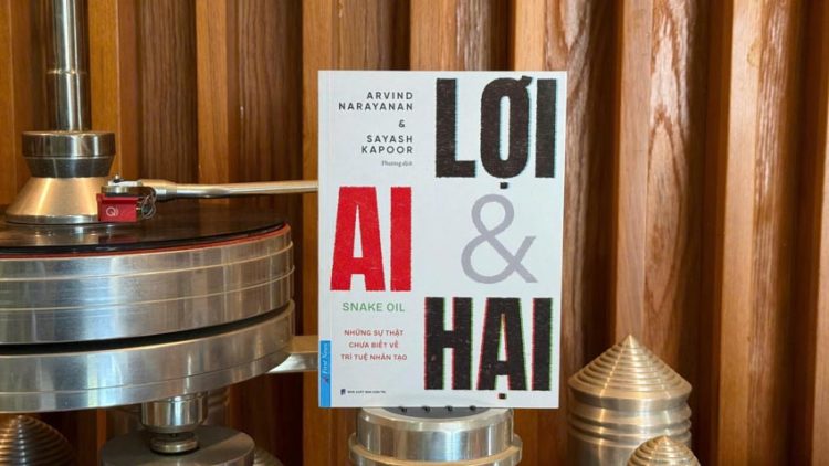 Hình minh họa trí tuệ nhân tạo và con người trong thế giới số đầy dữ liệu - 1