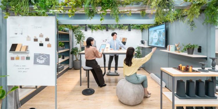 Không gian văn phòng hiện đại với ghế công thái học cao cấp và ánh sáng tự nhiên tạo trải nghiệm làm việc thoải mái - 2