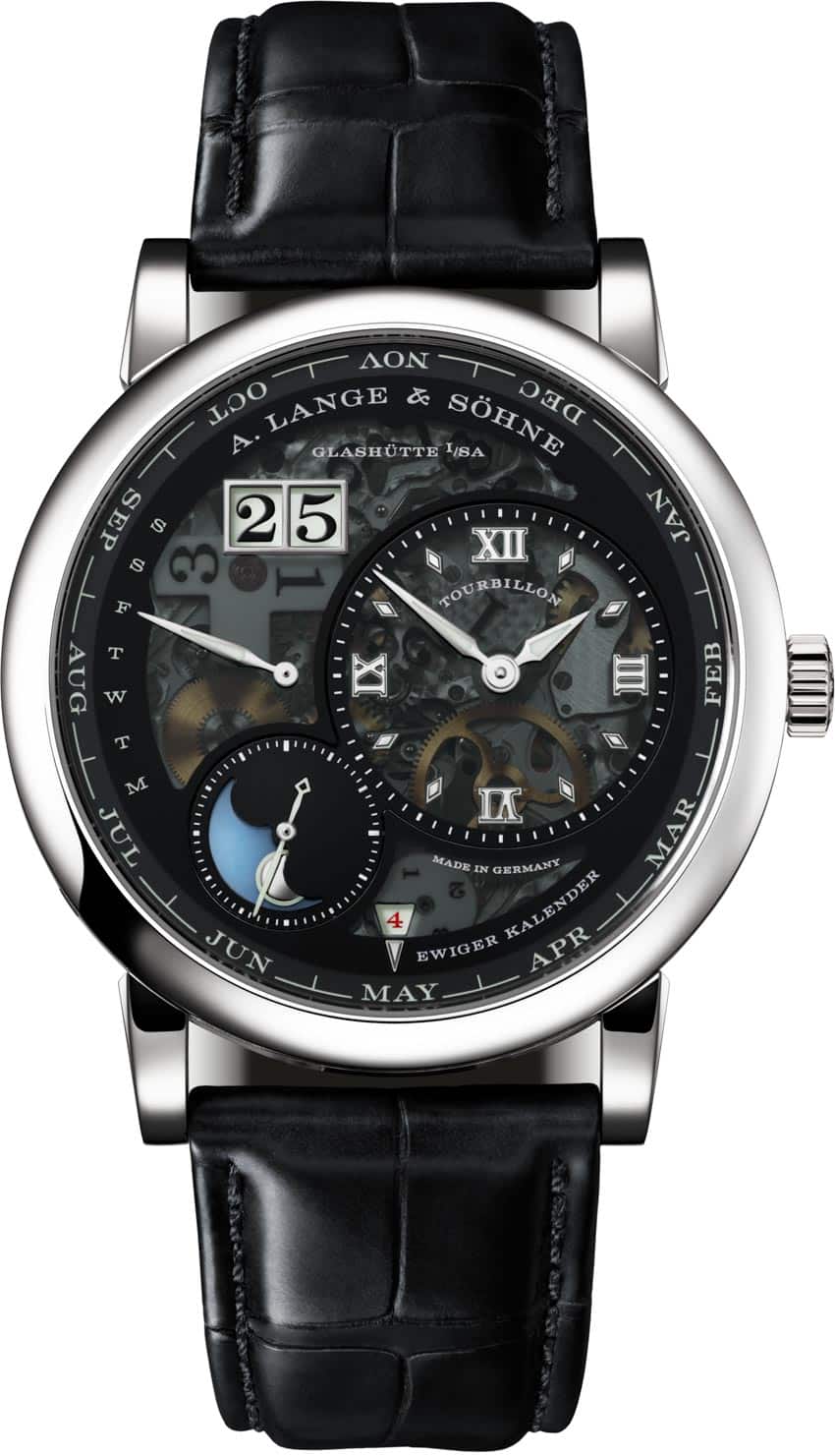 Đồng hồ Lange 1 Tourbillon Perpetual Calendar Lumen phát sáng trong bóng tối - 3