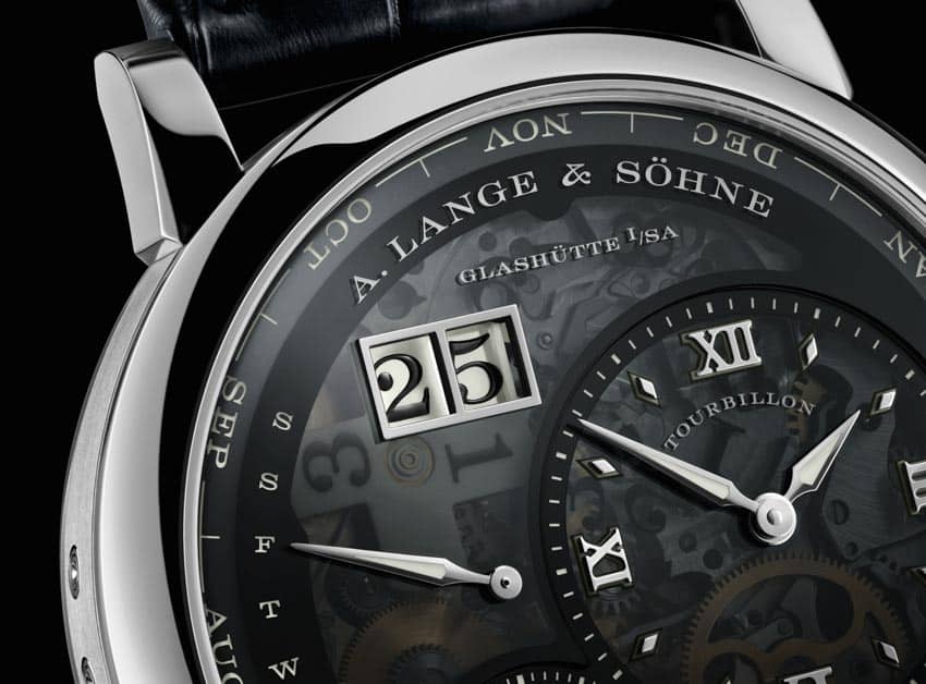 Đồng hồ Lange 1 Tourbillon Perpetual Calendar Lumen phát sáng trong bóng tối - 5