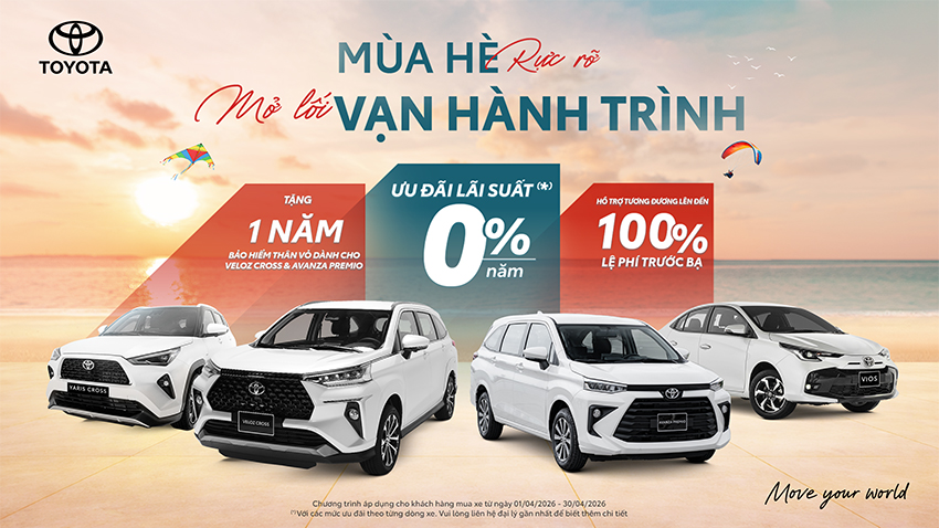 Toyota duy trì sức mua với chương trình ưu đãi lớn trong tháng 4 - 1