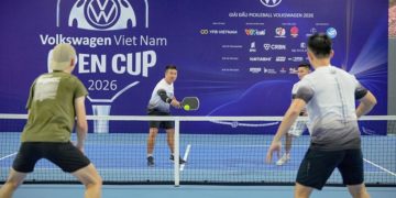 Giải đấu pickleball Volkswagen Viet Nam Open Cup 2026 với đông đảo vận động viên thi đấu và khu trưng bày xe Volkswagen - 2