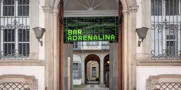 Không gian Bar Adrenalina tại Palazzo Litta Milan với nội thất Adrenalina trong trải nghiệm thiết kế immersive - 2