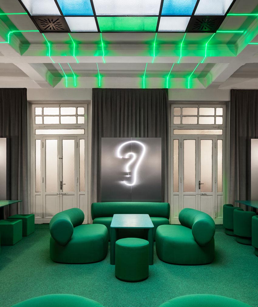 Không gian Bar Adrenalina tại Palazzo Litta Milan với nội thất Adrenalina trong trải nghiệm thiết kế immersive - 3