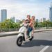Mẫu xe điện Dat Bike ERA màu đen với thiết kế đô thị hiện đại và cốp dung tích lớn 50L - 2