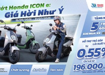 Mẫu xe máy điện Honda ICON e: tại đại lý Honda Việt Nam