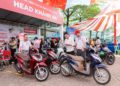 Khách hàng tham gia chương trình Thu xe cũ – Đổi xe mới của Honda Việt Nam tại KCN Pouyuen TP.HCM