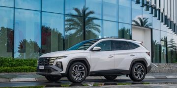 Hyundai Tucson tại showroom Hyundai Việt Nam tháng 4/2026.