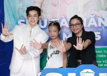 àn giám khảo và MC của Siêu Tài Năng Nhí mùa 5 trong buổi ra mắt chương trình trên HTV7