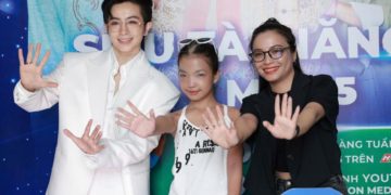 àn giám khảo và MC của Siêu Tài Năng Nhí mùa 5 trong buổi ra mắt chương trình trên HTV7