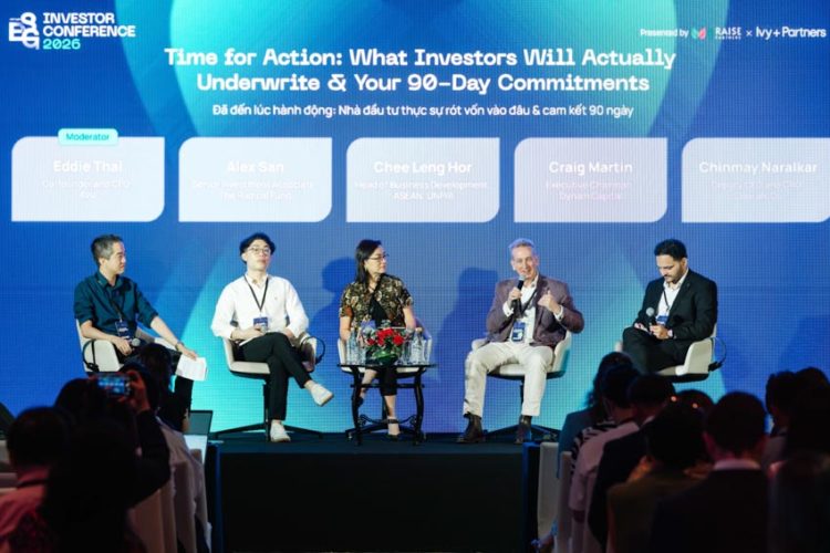 Diễn giả trao đổi về ESG và xu hướng đầu tư bền vững tại Vietnam ESG Investor Conference 2026 ở TP.HCM