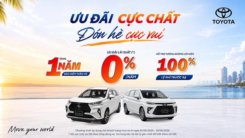 Toyota ưu đãi 100% trước bạ, lãi suất 0% cho xe 7 chỗ - 1
