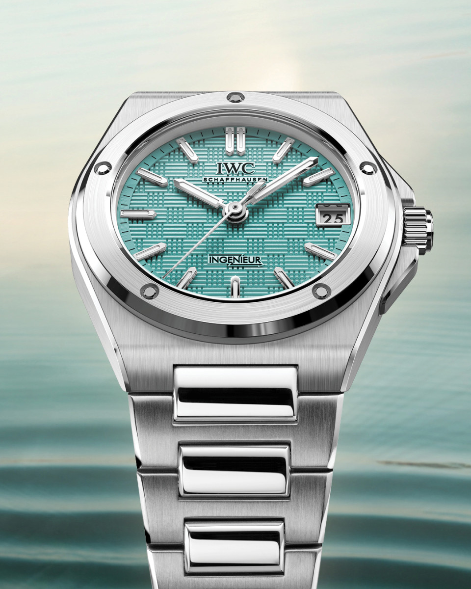 IWC Ingenieur Automatic 35 mặt số màu Pool, Ref. IW324902