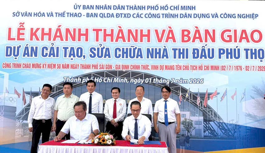 Khánh thành Nhà thi đấu Phú Thọ, chào mừng 50 năm ngày TP SàiGòn – Gia Định mang tên Chủ tịch Hồ Chí Minh - 3
