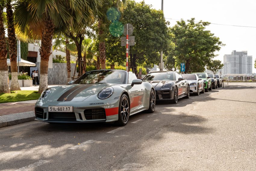 Người yêu xe miền Trung cầm lái xe thể thao Porsche